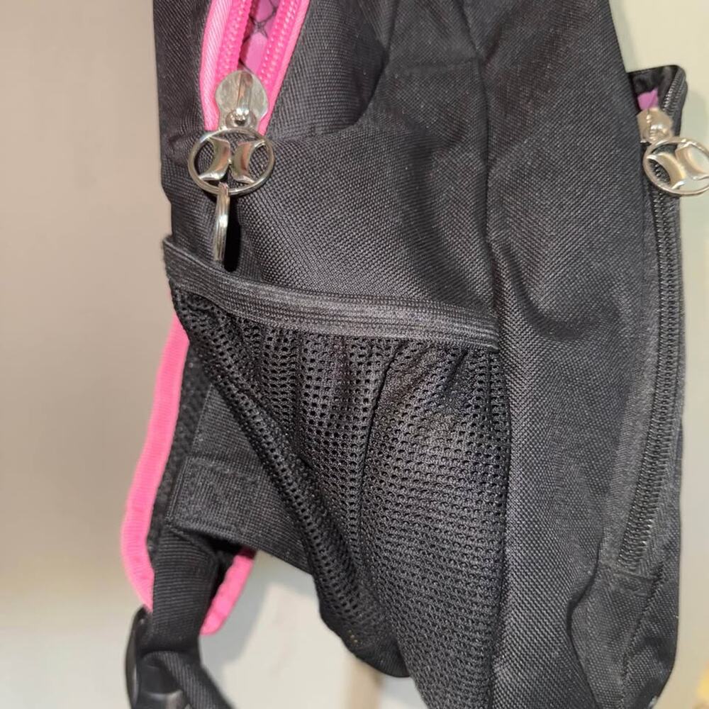 Hurley Backpack - Black with Pink Accents - Picture 9 of 9